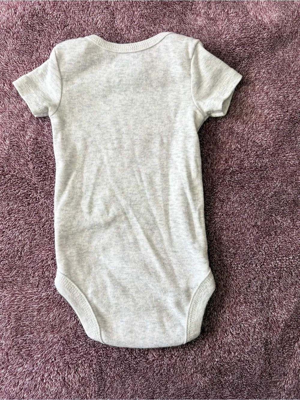 Carter’s Newborn White & Gray Baby One-Piece Set with Animal Prints
